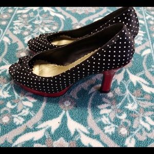 Madden Girl Polka Dot heels